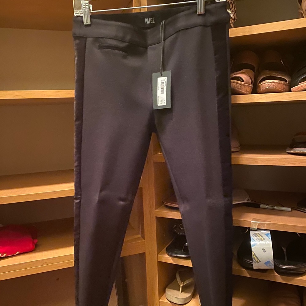 NWT Paige pants with velvet side